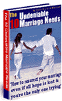 The 10 Undeniable Marriage Needs